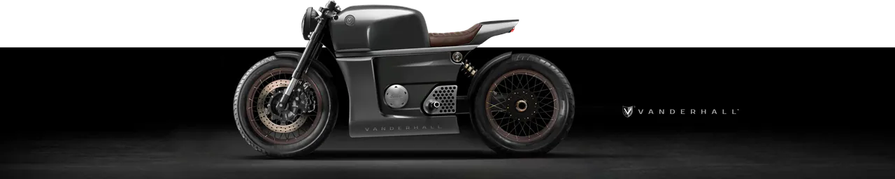 Balboa concept motorcycle side profile on a black studio field