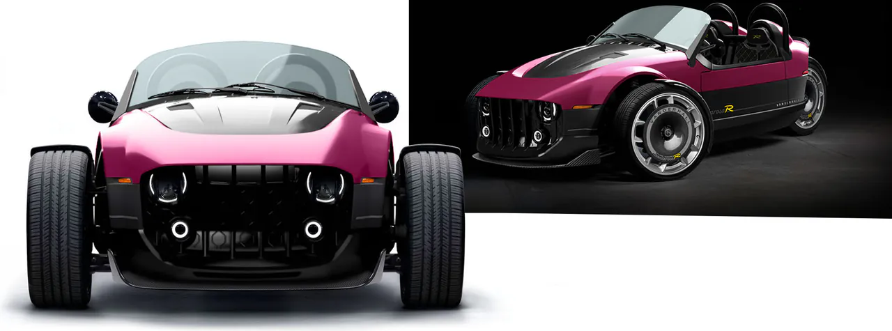 Santarosa R concept front and three-quarter study
