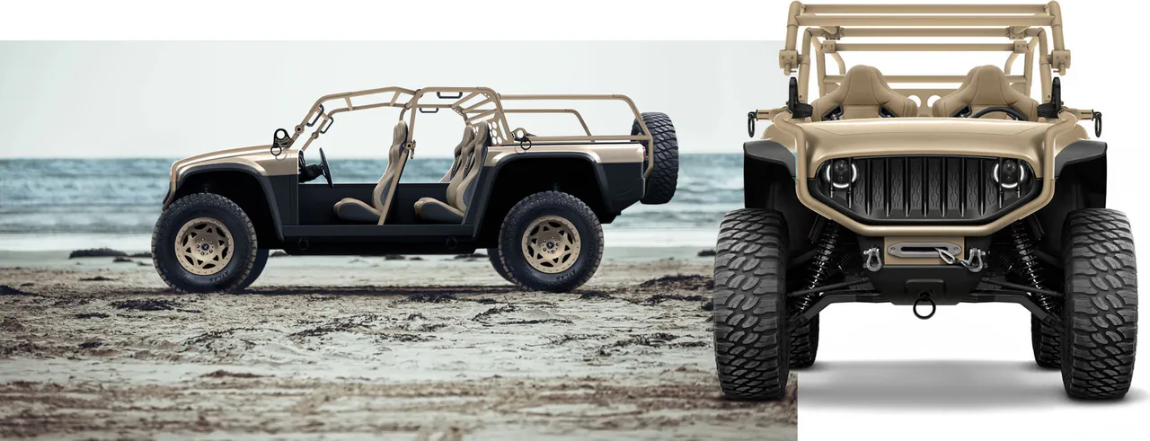 Yuma Defense concept beach side profile and front study